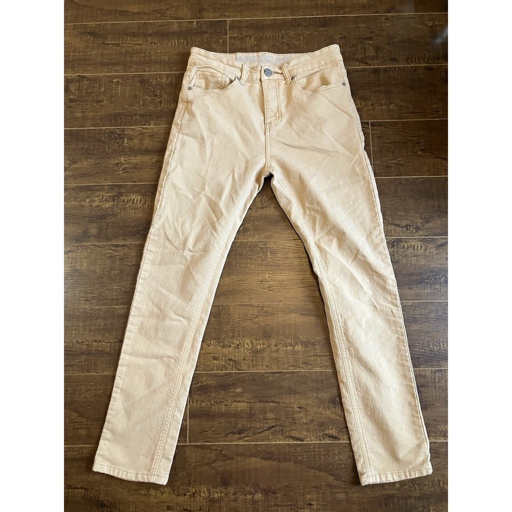 Vintage Genes Black Slim Fit Jeans Men's W30 L30 Beige Khaki Stretch